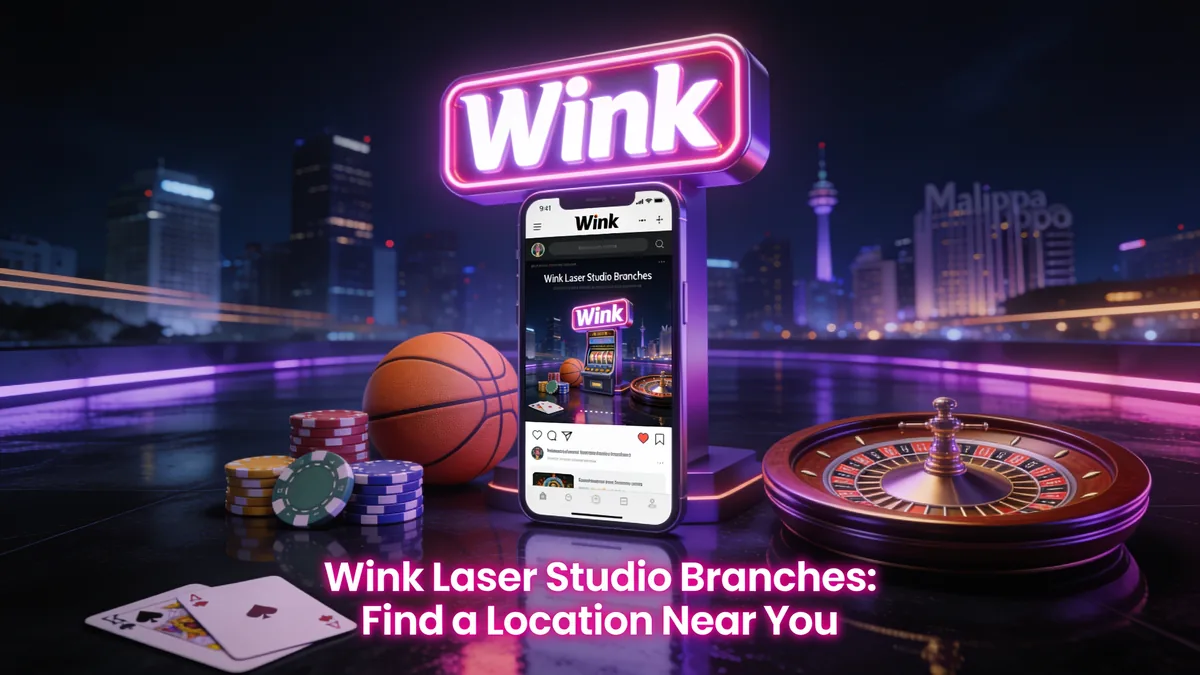 Wink Laser Studio Branches: Find a Location Near You: wink guide for players in the Philippines